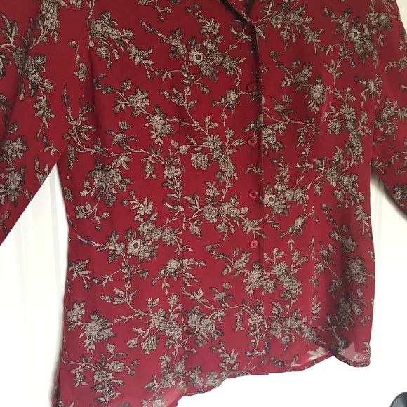 Due Per Due Silk Blouse Collection SZ 8 - Picture 3 of 5